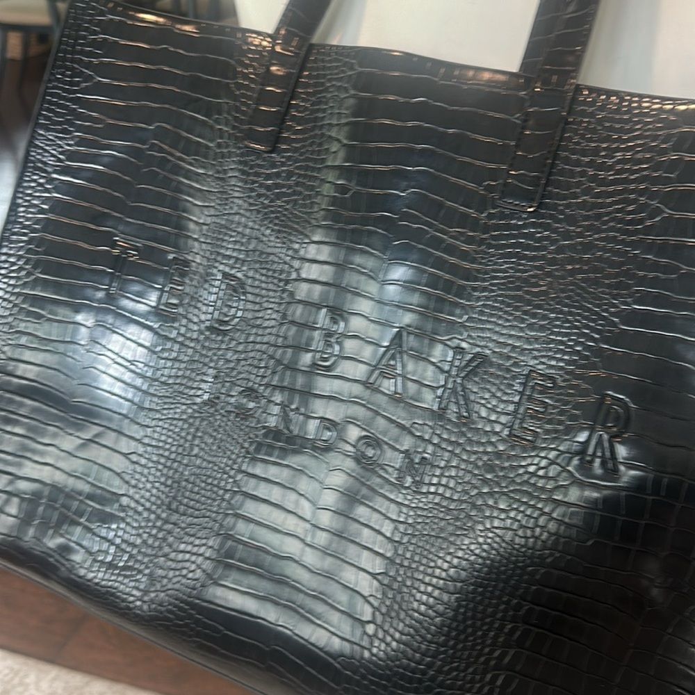 Ted Baker Icon Embossed Shopping Tote - Picture 3 of 8